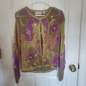 Hand Knit Sigrid Olsen y2k Sweater